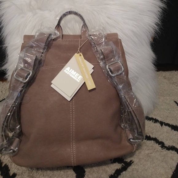 Amiee Kestenberg genuine leather backpack brand new with tags - Picture 2 of 8